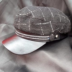 Juicy Couture Newsboy Tweed Cap Y2k Style